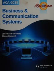 Aqa Gcse Business And Communication Systems Sutherland Jonathan