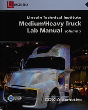 Automotive Lab Manual Volume 5 Lincoln Technical Institute Unknown