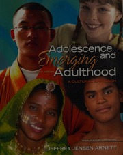 Adolescence And Emerging Adulthood A Cultural Approach 3rd Ed Arnett