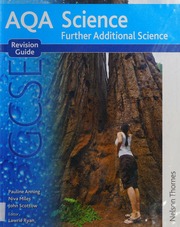 Aqa Science Further Additional Science Gcse Revision Guide Anning