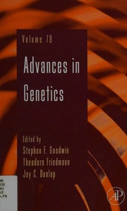 Advances In Genetics Volume 79 Friedmann Theodore 1935 Dunlap