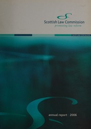 Annual Report 2006 Scottish Law Commission