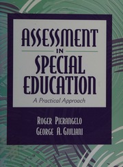 Assessment In Special Education A Practical Approach Pierangelo
