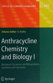 Anthracycline Chemistry And Biology Krohn Karsten