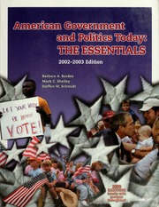 American Government And Politics Today 20022003 Ed Bardes Barbara A