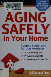 Aging Safely In Your Home First Edition Poulin Yvonne Author