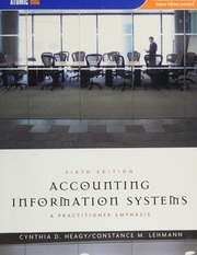 Accounting Information Systems A Practitioner Emphasis 6th Ed Heagy