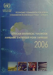 African Statistical Yearbook 2006 African Centre For Statistics