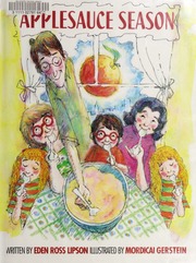 Applesauce Season 1st Ed Eden Ross Lipson