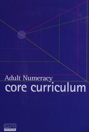 Adult Numeracy Core Curriculum Steeds Andrew Great Britain Department For Education And Skills Basic Skills Agency
