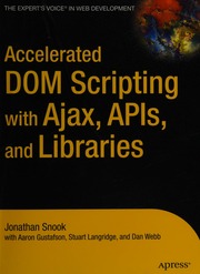 Accelerated Dom Scripting With Ajax Apis And Libraries Snook