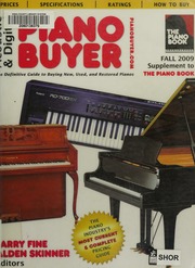 Acoustic Digital Piano Buyer Supplement To The Piano Book Fall 2009 Fine