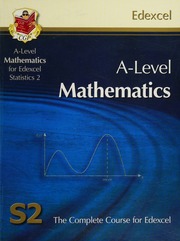 Alevel Mathematics For Edexcel Statistics 2 The Complete Course For Edexcel S2 Palin