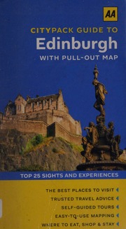 Aa Citypack Guide To Edinburgh Weston Hilary Author Staddon Jackie