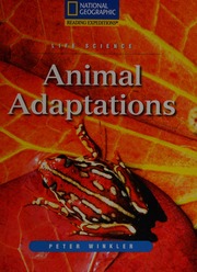 Animal Adaptations Winkler Peter National Geographic Society Us