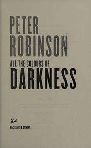 All The Colours Of Darkness Robinson Peter 1950