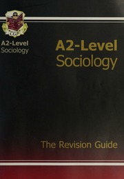 A2level Sociology The Revision Guide Hallam Gemma Reed Katherine Bowness