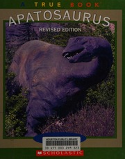 Apatosaurus Revised Edition Landau Elaine