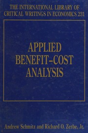 Applied Benefitcost Analysis Schmitz Andrew Zerbe Richard O