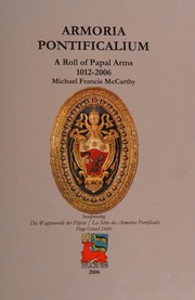 Armoria Pontificalium A Roll Of Papal Arms 10122006 Mccarthy