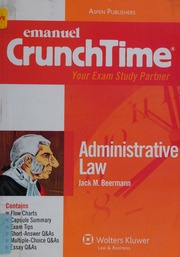 Administrative Law 3rd Ed Beermann Jack M