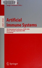 Artificial Immune Systems 5th International Conference Icaris 2006 Oeiras Portugal September 46 2006 Proceedings 1 Edition Icaris 2006 2006 Oeiras