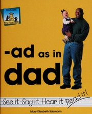 Ad As In Dad None Salzmann Mary Elizabeth 1968 None