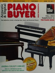 Acoustic Digital Piano Buyer Supplement To The Piano Book Fine