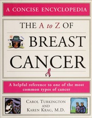 The A To Z Of Breast Cancer None Turkington Carol None Krag