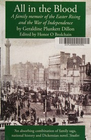 All In The Blood A Memoir Rev Ed Dillon Geraldine Plunkett