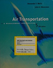 Air Transportation A Management Perspective 5th Ed Wells Alexander T
