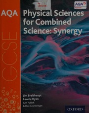 Aqa Gcse Combined Science Synergy Physical Sciences Student Book Fullick