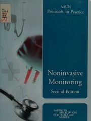 Aacn Protocols For Practice Noninvasive Monitoring 2nd Ed Burns