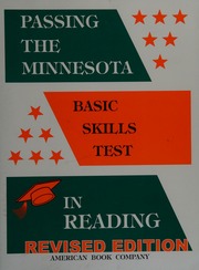 American Book Companys Passing The Minnesota Basic Skills Test In Reading Pintozzi