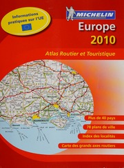 Atlas Europe 2010 Petit Format Spirales Atlas 25210 French Edition Michelin