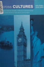 Across Cultures Slovenskobritanskoamerisko Sporazumevanje Slovenebritishamerican Intercultural Communication Sabec