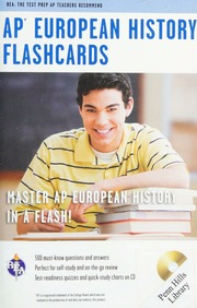 Ap European History Flashcards Premium Ed With Cdrom Bach