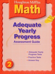 Ayp Test Preparation Book Level 2 Houghton Mifflin Mathmatics Math