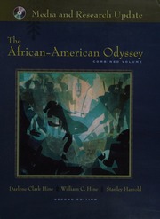 The Africanamerican Odyssey 2nd Ed Combined Volume Hine Darlene Clark