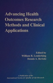 Advancing Health Outcomes Research Methods And Clinical Applications Lenderking