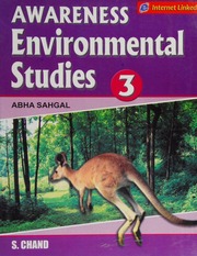 Awareness Environmental Studies Book 3 Sahgal Abha