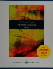 Advanced Accounting 10th Ed International Student Ed Hoyle