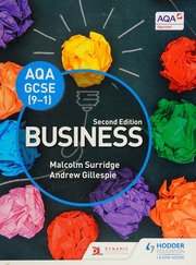 Aqa Gcse 91 Business Surridge Malcolm 1955 Author Gillespie