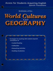 Access For Students Acquiring English World Cultures And Geography Unknown