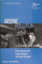 Arsenic Pollution A Global Synthesis Ravenscroft Peter Brammer