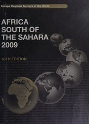 Africa South Of The Sahara 2009 Unknown