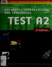 Automobile Test 3rd Ed Delmar Staff