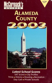 Alameda County 2003 Mccormack Don
