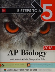 Ap Biology 2018 Anestis Mark Author Cox Kellie Ploeger Author