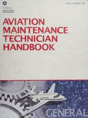 Aviation Maintenance Technician Handbook General 2008 United States Federal Aviation Administration Flight Standards Service
